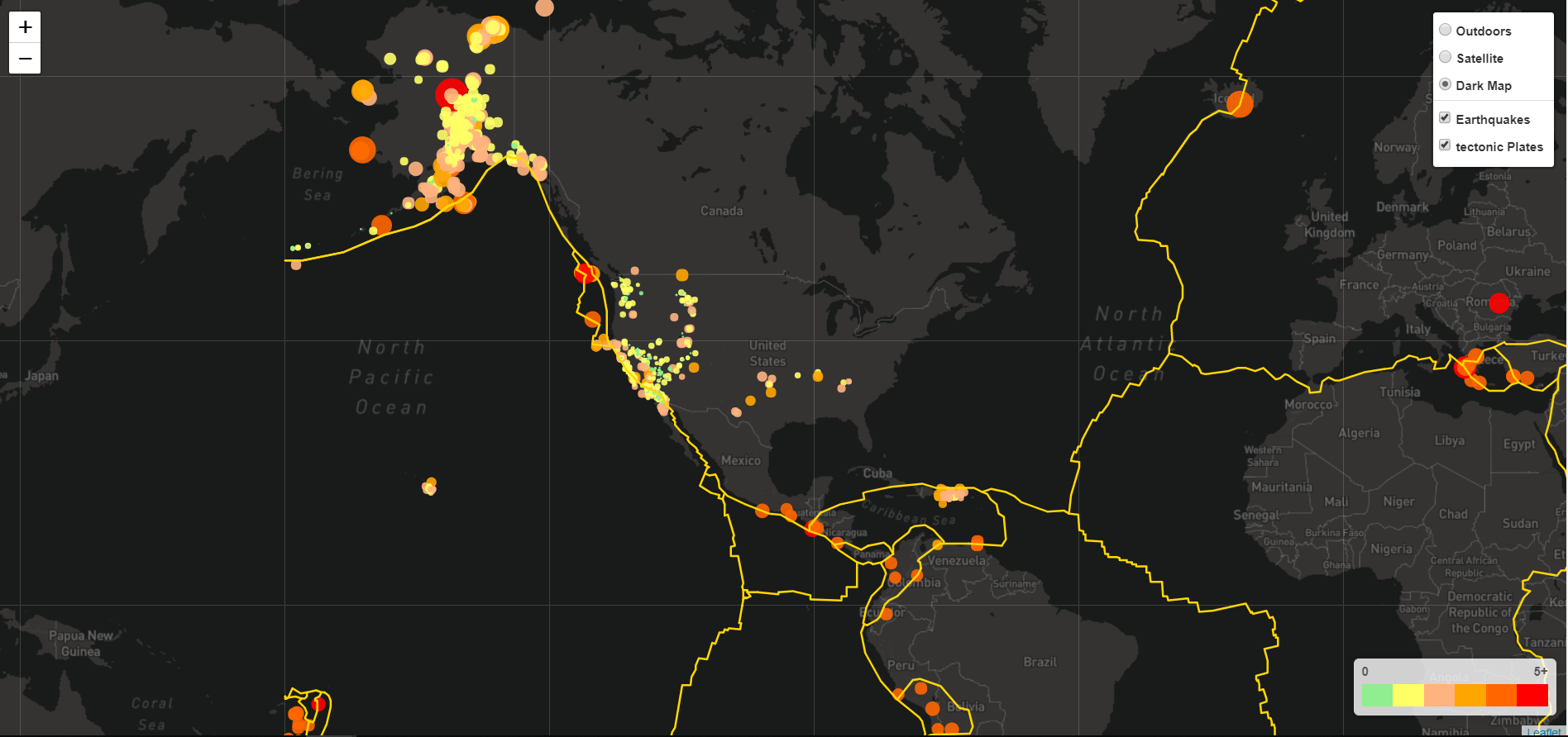 Earthquake Visualization